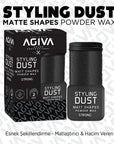 Agiva Hair Wax Powder 20g - Matte Finish, Volumizing & Oil Control for Men & Women - view 2