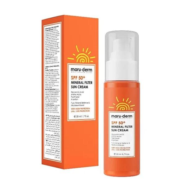 Maruderm Mineral Sunscreen Cream SPF 50+ - Natural Sun Protection for Sensitive Skin, Vegan & Non-Irritating - image 6