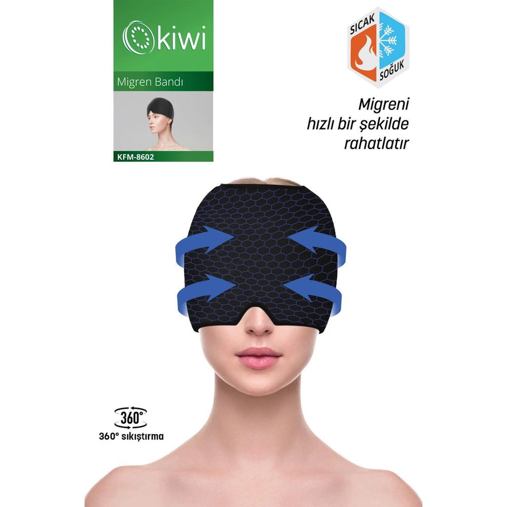 Kiwi Hot & Cold Compress Migraine Relief Band KFM-8602