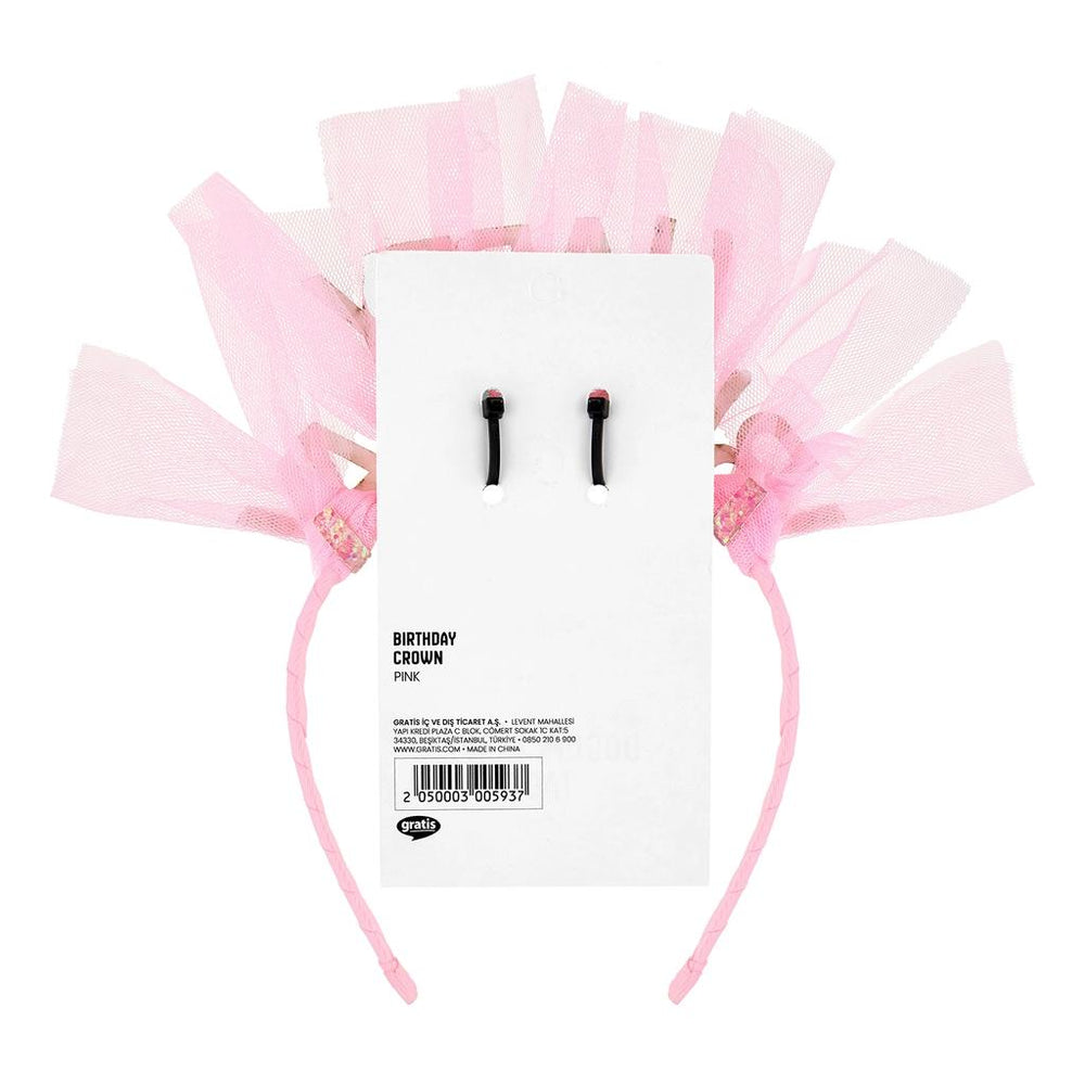 Eklips Pink Happy Birthday Celebration Headband 1 Count