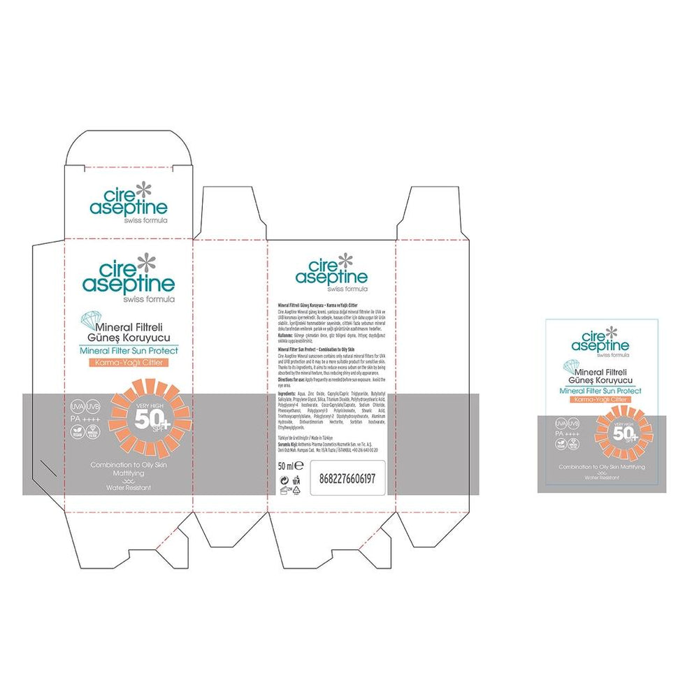 Cire Aseptine Mineral Filtreli Karma Protective Sunscreen 50ml