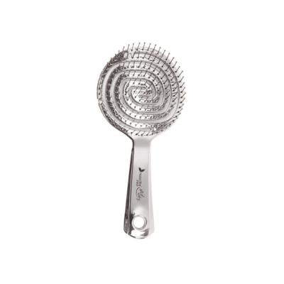 Nascita Pro 3D Flexi Kontrol Hair Brush - Silver Detangling Brush for Easy Hair Management - Hair Accessories