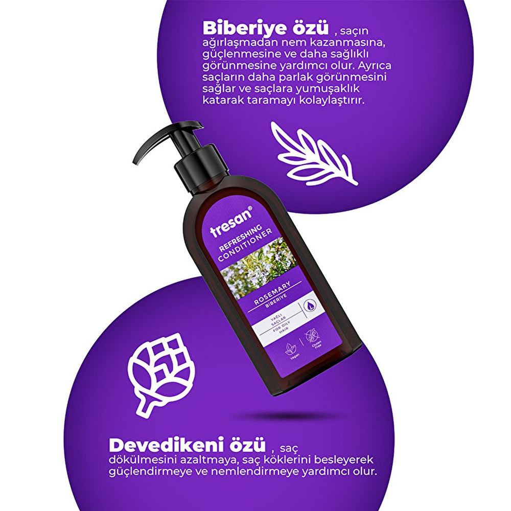 Tresan Sulfate-Free Rosemary Hair Conditioner for Nourished Hair - 300ml - view 2