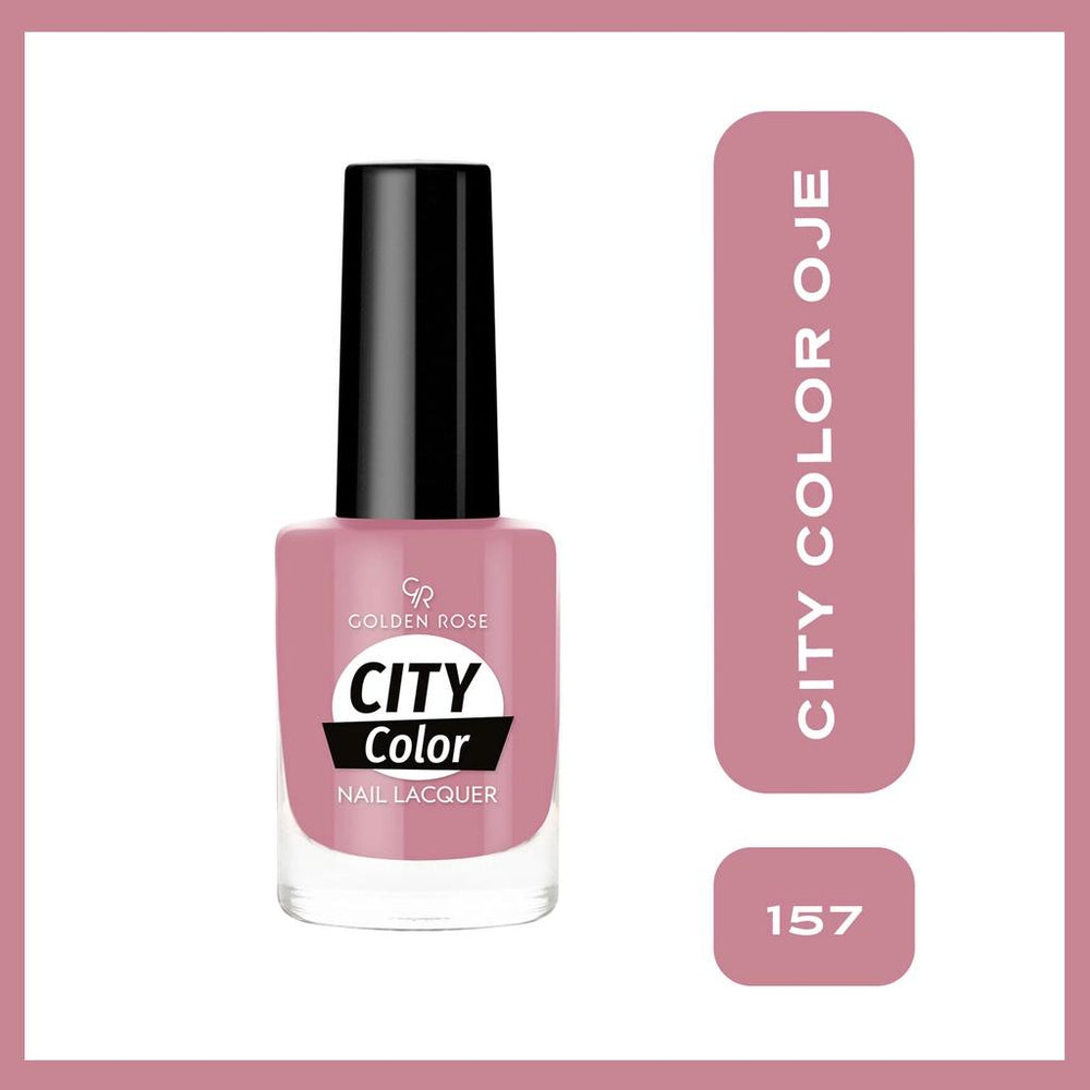 Golden Rose City Color Nail Lacquer High-Shine Polish 157