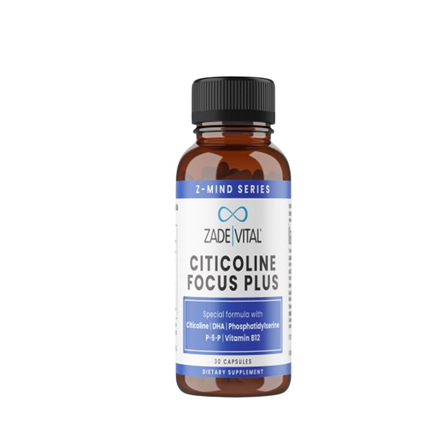 Zade Vital Citicoline Focus Plus Omega 3 Support 30 Capsules