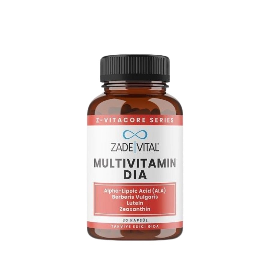 Zade Vital Multivitamin DIA Daily Support 30 Soft Capsules