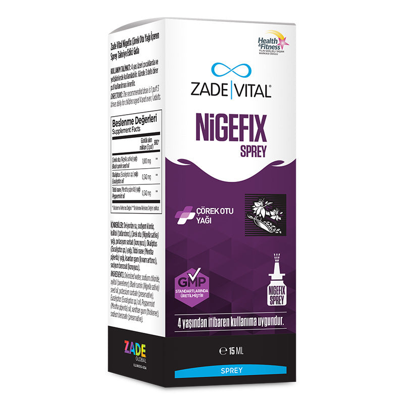 Zade Vital Nigefix Spray Soothing Nasal Care 15ml
