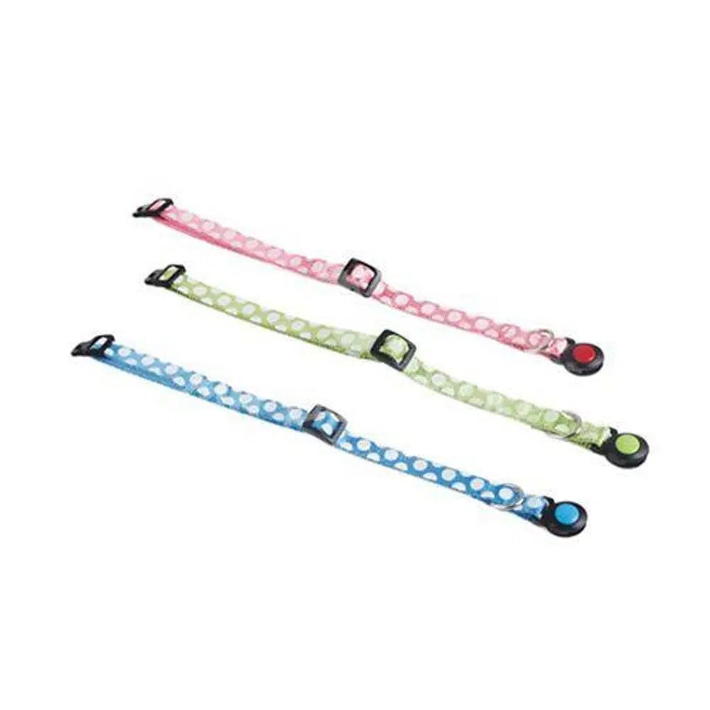 Zampa Bianco Bell Cat Collar Green, 20-30 cm
