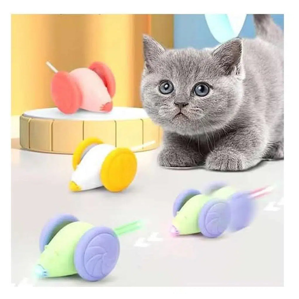 Zampa Rechargeable Moving Mouse Cat Toy for Active Play 9cm
