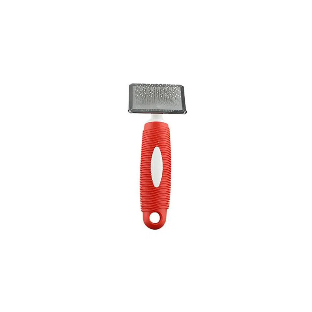 Zampa Pet Grooming Brush for Cats and Dogs Red 16x6cm