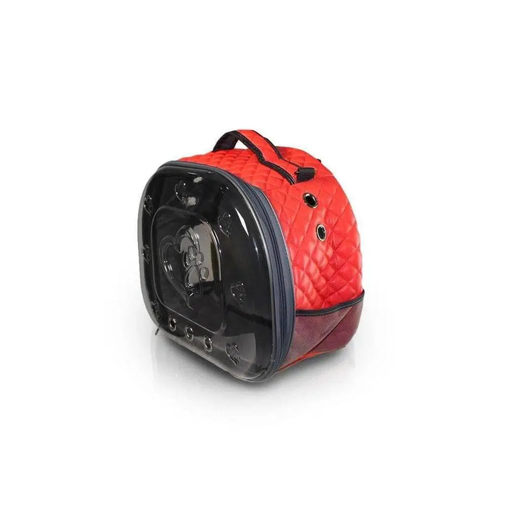 Zampa Navita Ellipse Quilted Pet Carrier Red 25x35x45 cm