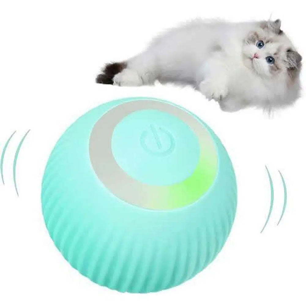 Zampa Interactive Smart Moving Cat Toy Ball with LED 4cm