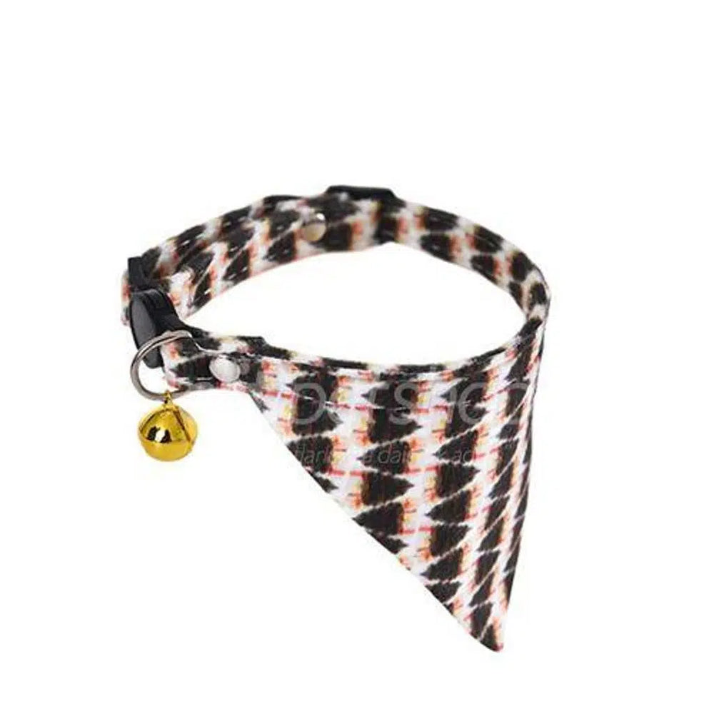 Zampa Selby Brown Cat Neck Scarf Accessory 1x32 cm