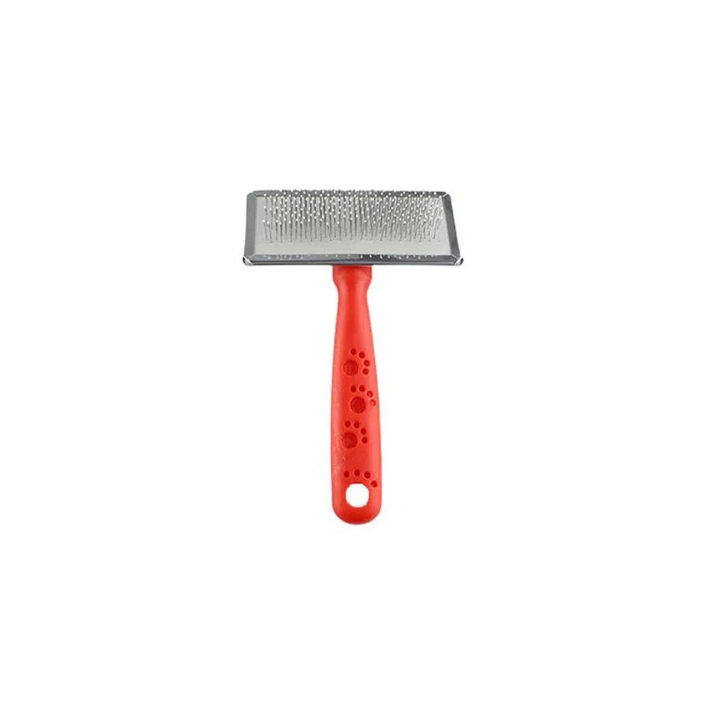 Zampa Silicone Tip Pet Grooming Brush for Cats & Dogs 14x9cm