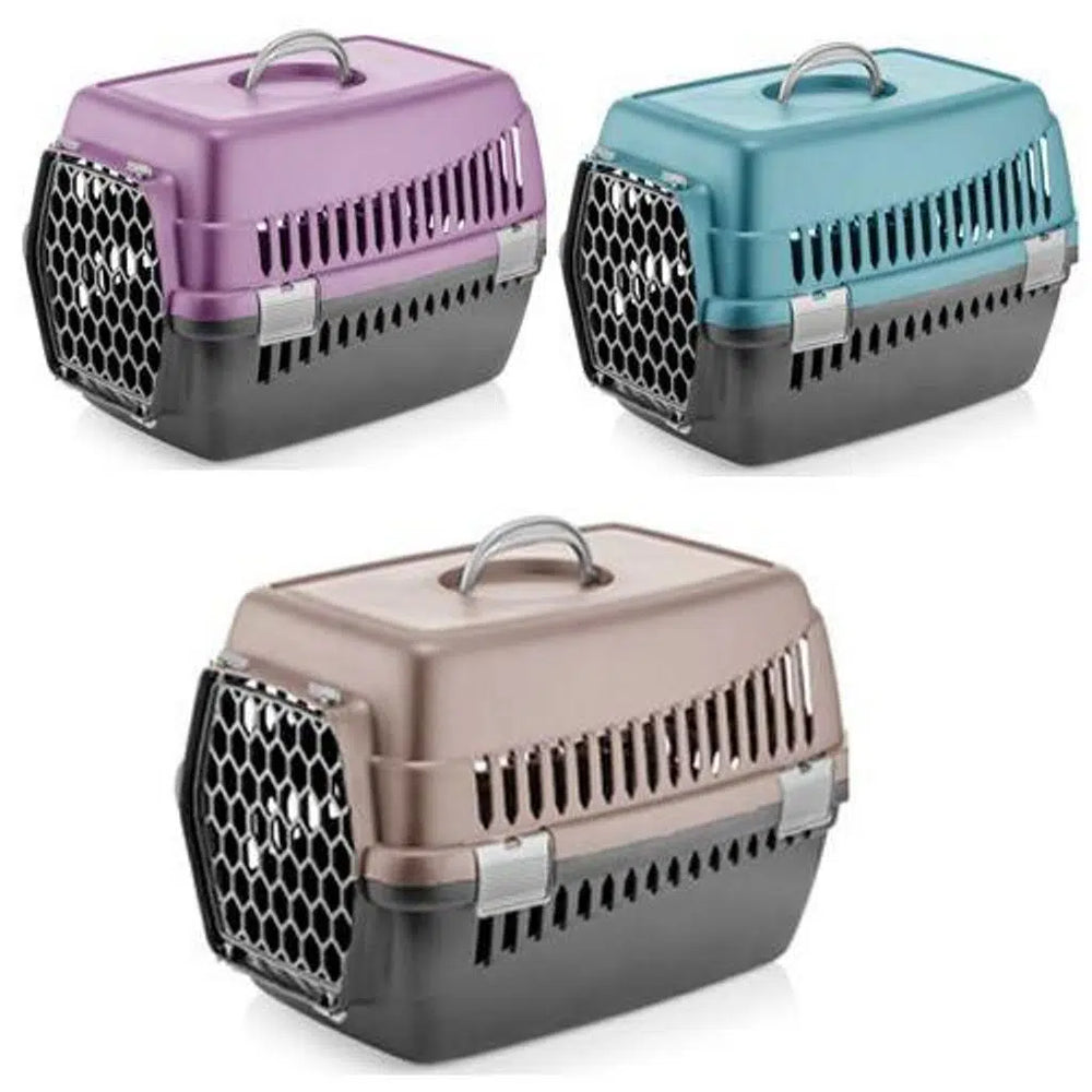 Zampa Medium Pet Carrier Box for Cats and Dogs 55x37x36 cm