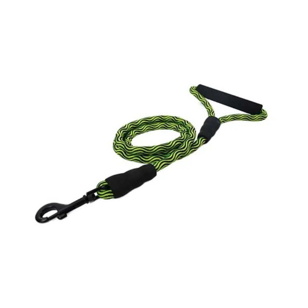 Zampa Green Rope Dog Leash with Soft Handle 0.8x120 cm