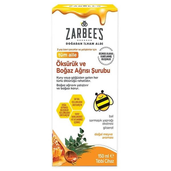 Zarbee's Daily Immune Support Syrup with Honey 150 ml