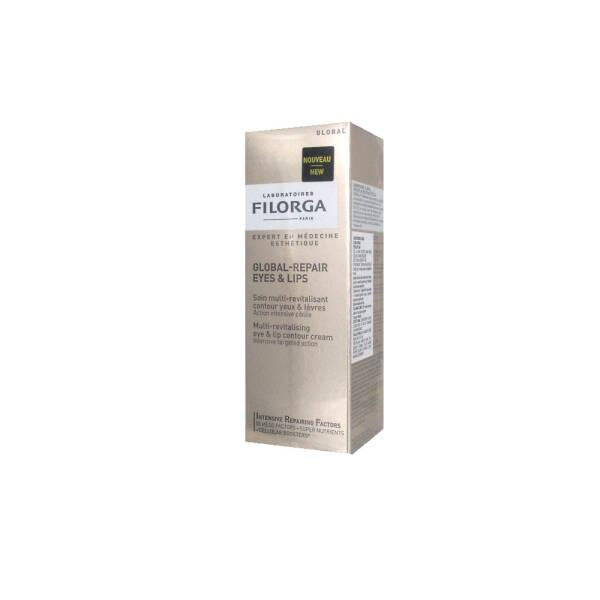 Filorga Global Repair Eyes&Lips 15ml Eye and Lip Care Cream - Anti-Aging Skincare for Sensitive Areas - Eye Cream