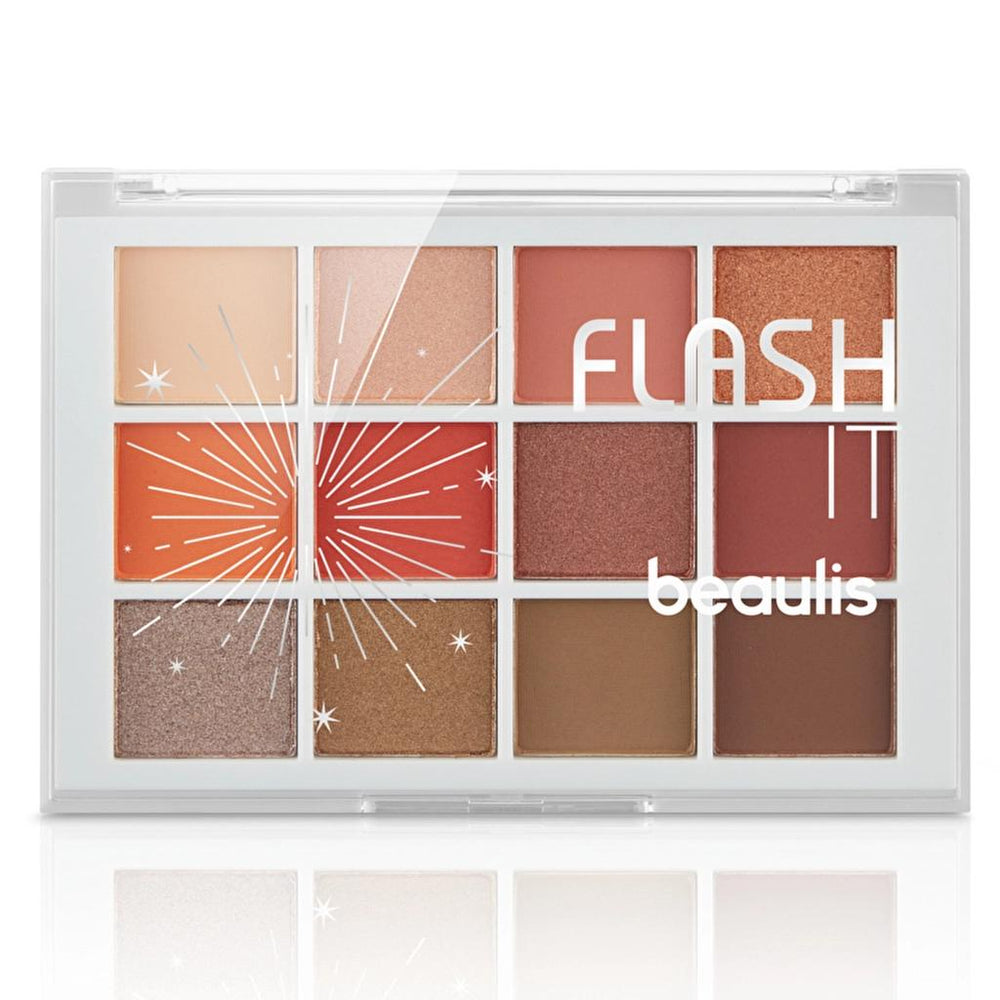 Beaulis Flash It 12-Color Eyeshadow Palette 208 On The Nature