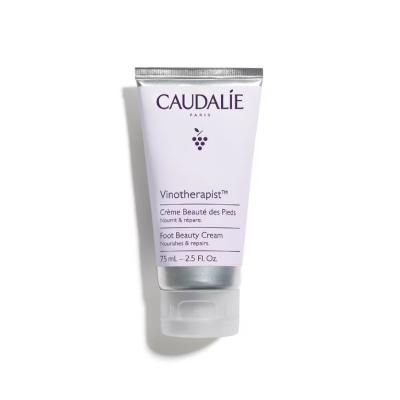 Caudalie Vinotherapist Foot Cream 75ml - Nourishing Vegan Foot Care for Dry, Cracked Feet - Face Cream