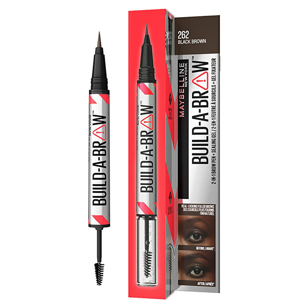 Maybelline Build a Brow 2-in-1 Eyebrow Pencil & Gel - Long-Lasting, Smudge-Proof Eyebrow Makeup Solution - view 4