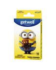 Getwell Minions Character Bandages for Kids 15 Count
