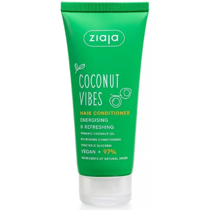 Ziaja Coconut Vibes Hair Conditioner for Shine &amp; Frizz Control 100ml