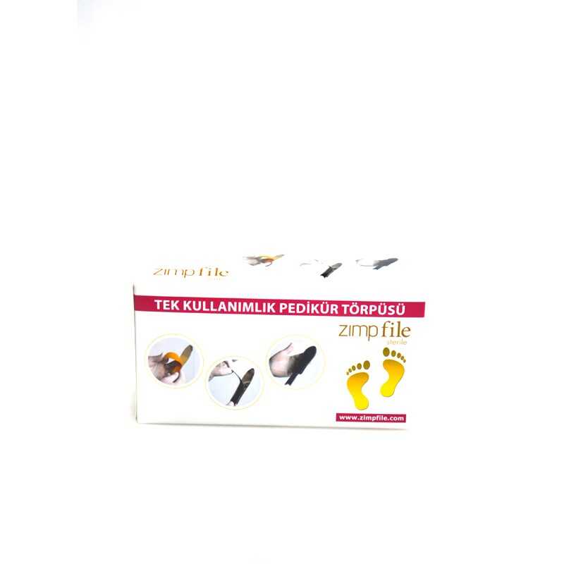 Zimpfile Disposable Pedicure File Refills 150 Grit 100 Count