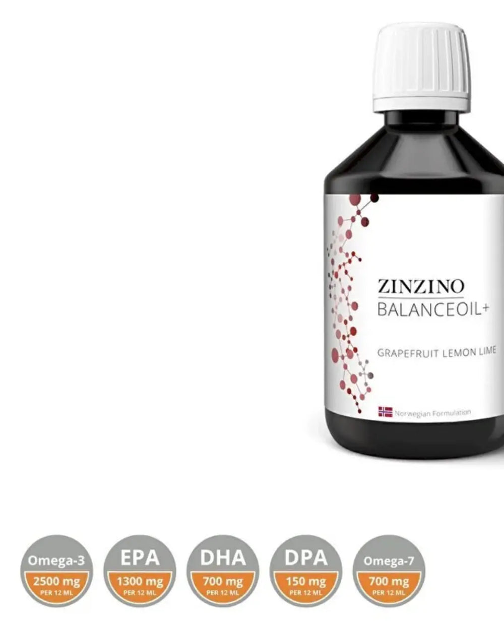 Zinzino Balance Oil+ Omega-3 & Vitamin D Supplement 300 ml
