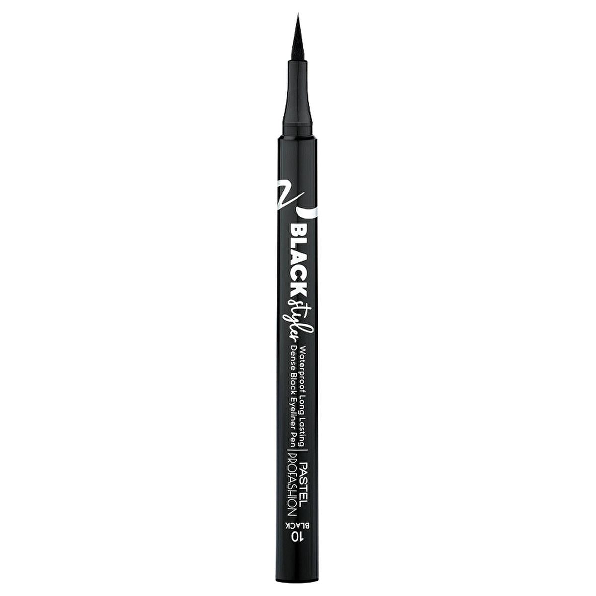 pastel-black-styler-dense-eyeliner-pen-black, pastel-eyeliner-application-example Pastel Black Styler Dense Eyeliner Pen – Perfect Precision for Makeup Enthusiasts | 1.1 g Pastel Black Styler Eyeliner - Long-Lasting & Waterproof eyeliner, black-styler, dense-pen, waterproof, long-lasting, makeup-enthusiasts, beauty-professionals, fashionable, ai-generated, high-pigment