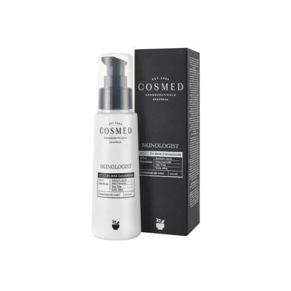 cosmed bha peeling solution 100ml, cosmed skinologist product close-up, cosmed peeling solution for oily skin Cosmed BHA Peeling Solution - Effective for Oily and Acne-Prone Skin | 100ml Cosmed BHA Peeling Solution - 100ml cosmed, bha-peeling-solution, acne-treatment, oily-skin, skin-care, exfoliant, adult-skin-care, teenage-skin-care, ai-generated, peeling-solution