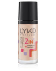 LYKD 2 in 1 Foundation - Warm Sand Shade, Long-Lasting, High Coverage, Enriched with Honey Extracts & Vitamin C - view 3