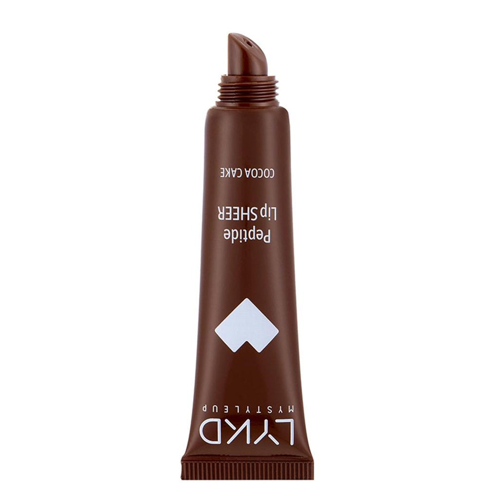 LYKD Peptide Lip Sheer Gloss 199 Cocoa Cake for Hydrated Lips