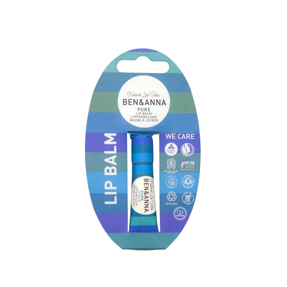 Ben & Anna Pure Natural Lip Balm Fragrance-Free Moisture 6 g