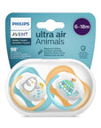 Philips Avent Ultra Air Animals Orthodontic Baby Pacifier for 6-18 Months - Comfort, Safety & Easy Sterilization Philips Avent Ultra Air Orthodontic Pacifier 6-18m Baby Pacifier, Philips Avent Ultra Air, Orthodontic Pacifier, Sterilizable Pacifier, 6-18 months, Comfort Pacifier, Safety Pacifier, Easy to Clean Pacifier, Travel Pacifier, BPA Free Pacifier, Baby Comfort, Soothing Pacifier, Natural Oral Development, Baby Care, Parenting Essentials