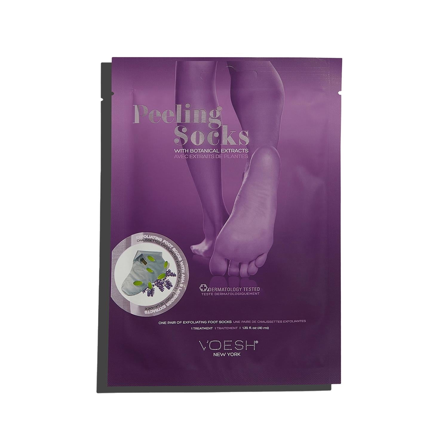 Voesh New York Peeling Treatment Socks for Smooth Feet - Exfoliating Socks for Foot Care Voesh New York Peeling Socks for Smooth Feet peeling treatment socks, foot care, exfoliating socks, Voesh New York, at-home spa, smooth feet, soft feet, foot exfoliation, moisturizing socks, self-care, beauty treatments, personal care, cosmetic products