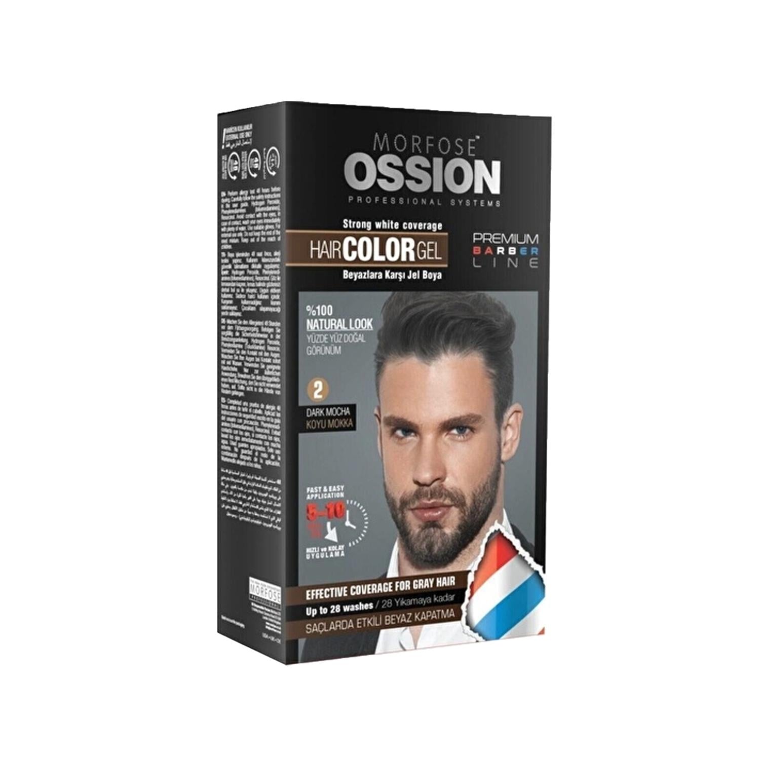 Morfose Ossion Men's Hair Dye Jelly - Dark Mocha (Koyu Mokka) Shade, 40ml - Easy Application for Men's Grooming Morfose Ossion Men's Hair Dye Jelly - Dark Mocha Shade men's hair dye, hair color jelly, dark mocha hair color, Morfose Ossion hair dye, men's grooming products, hair dye for men, jelly hair dye, men's hair coloring, grooming for men, hair care for men, Morfose Ossion, dark mocha shade, 40ml hair dye, compact hair dye, easy application hair dye