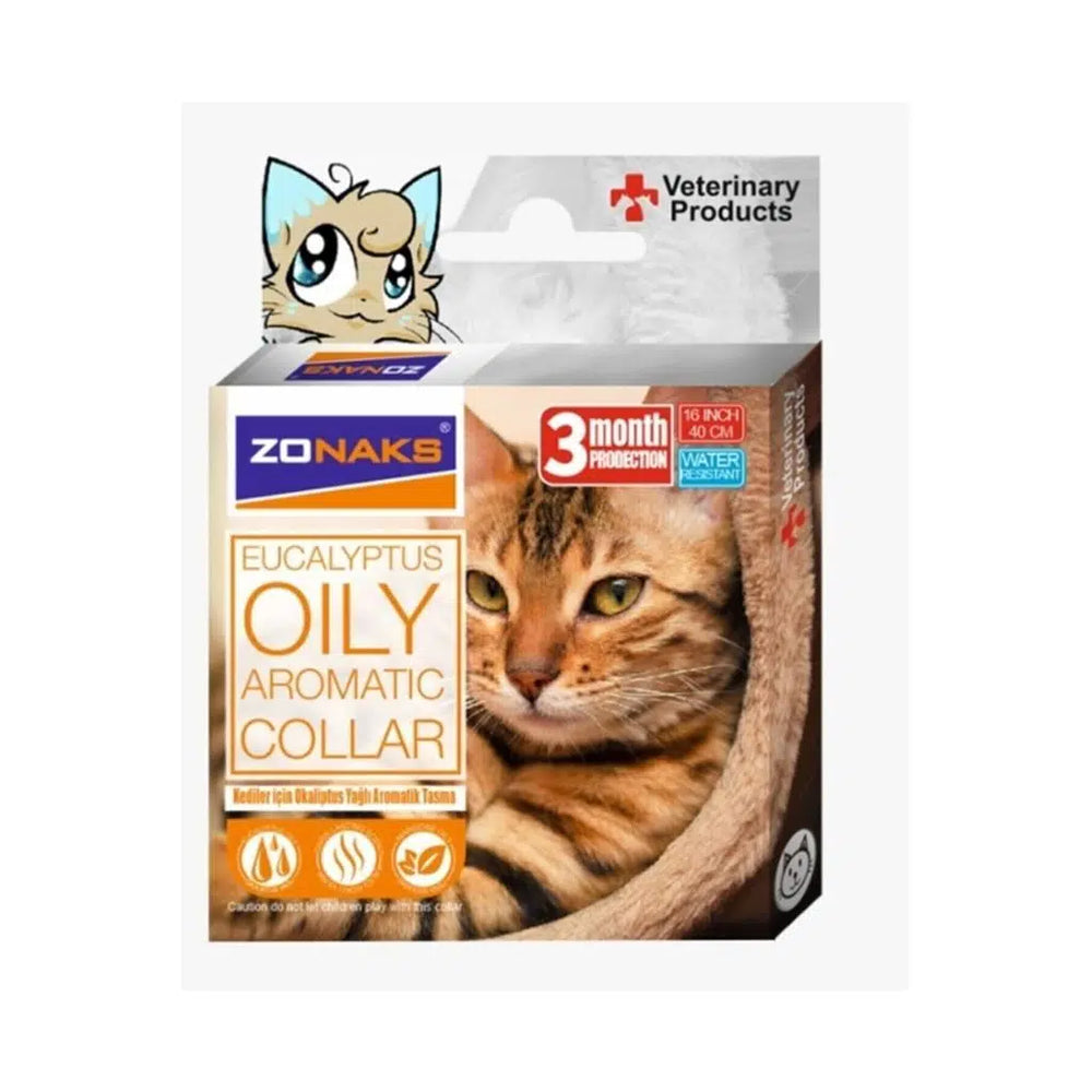 Zonaks Cat Flea and Tick Collar with Natural Oils 40 cm