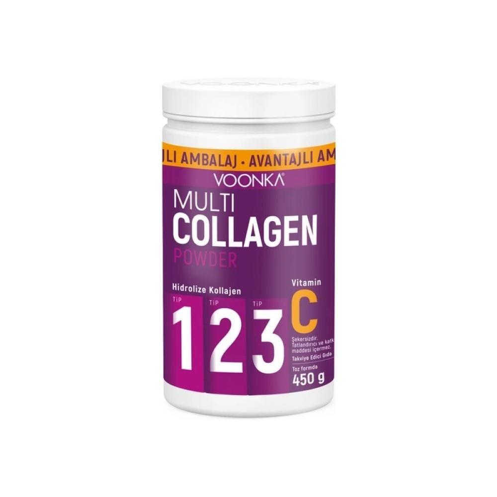 Voonka Multi Collagen Powder Supplement 450g - Hydrolyzed Collagen, Vitamin C, Joint & Skin Health Voonka Collagen Powder - Hydrolyzed Collagen & Vitamin C Supplement collagen powder supplement, multi-collagen blend, vitamin C supplement, joint health support, skin health improvement, anti-aging supplement, hydrolyzed collagen, health and wellness, fitness, beauty, skincare, haircare, nail care