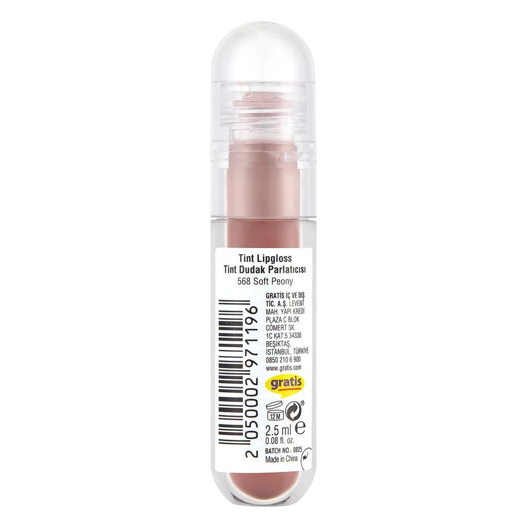 Beaulis Stain It Tint Lip Gloss in Soft Peony 568
