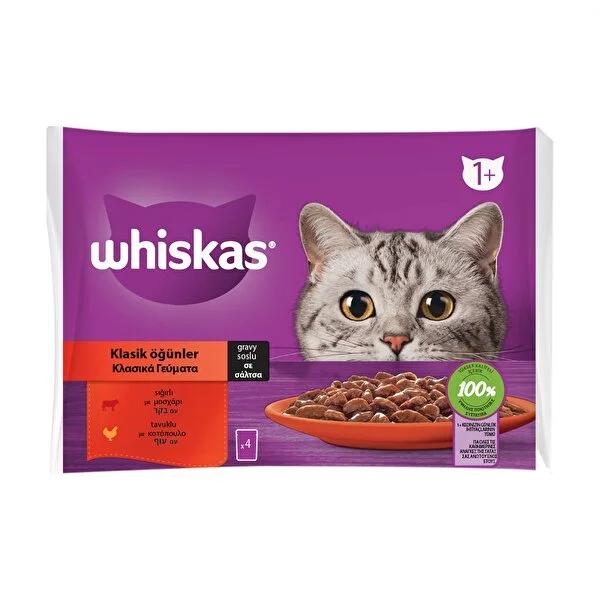 Whiskas Wet Cat Food Pouches: Classic Meals for Healthy Cats - Chicken & Beef, Complete Nutrition, Healthy Skin & Urinary Support Whiskas Wet Cat Food: Healthy Skin & Urinary Support wet cat food, cat food pouches, Whiskas cat food, healthy cat food, cat food for healthy skin, cat food for urinary health, chicken cat food, beef cat food, complete cat nutrition, cat food with zinc, cat food, pet food, feline food, cat nutrition, healthy cat, shiny coat, urinary support, affordable cat food, balanced diet, ca