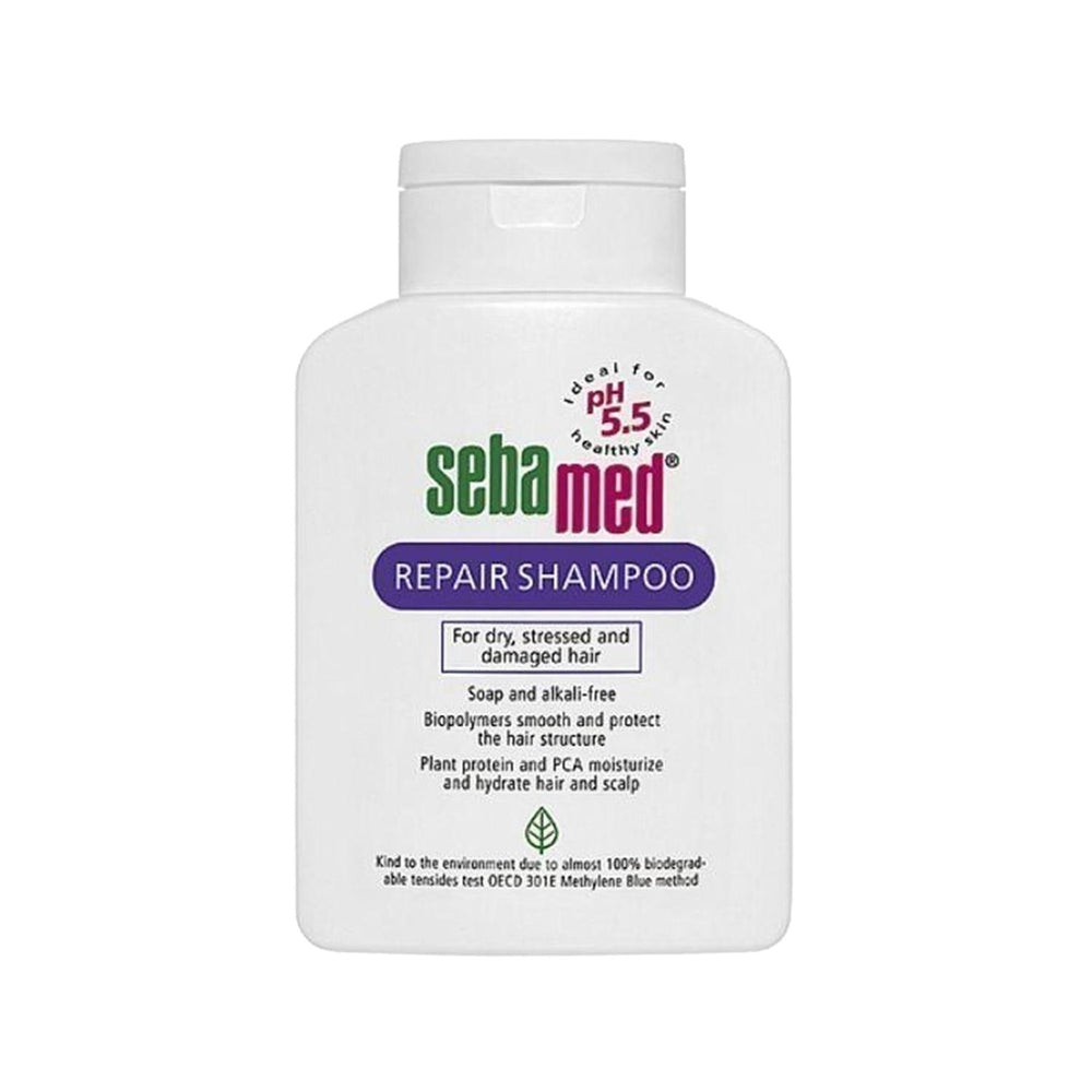 Sebamed Repair Shampoo: Nourishing & Moisturizing pH Balanced Formula for Damaged, Dry Hair - Restore Elasticity & Shine - image 3