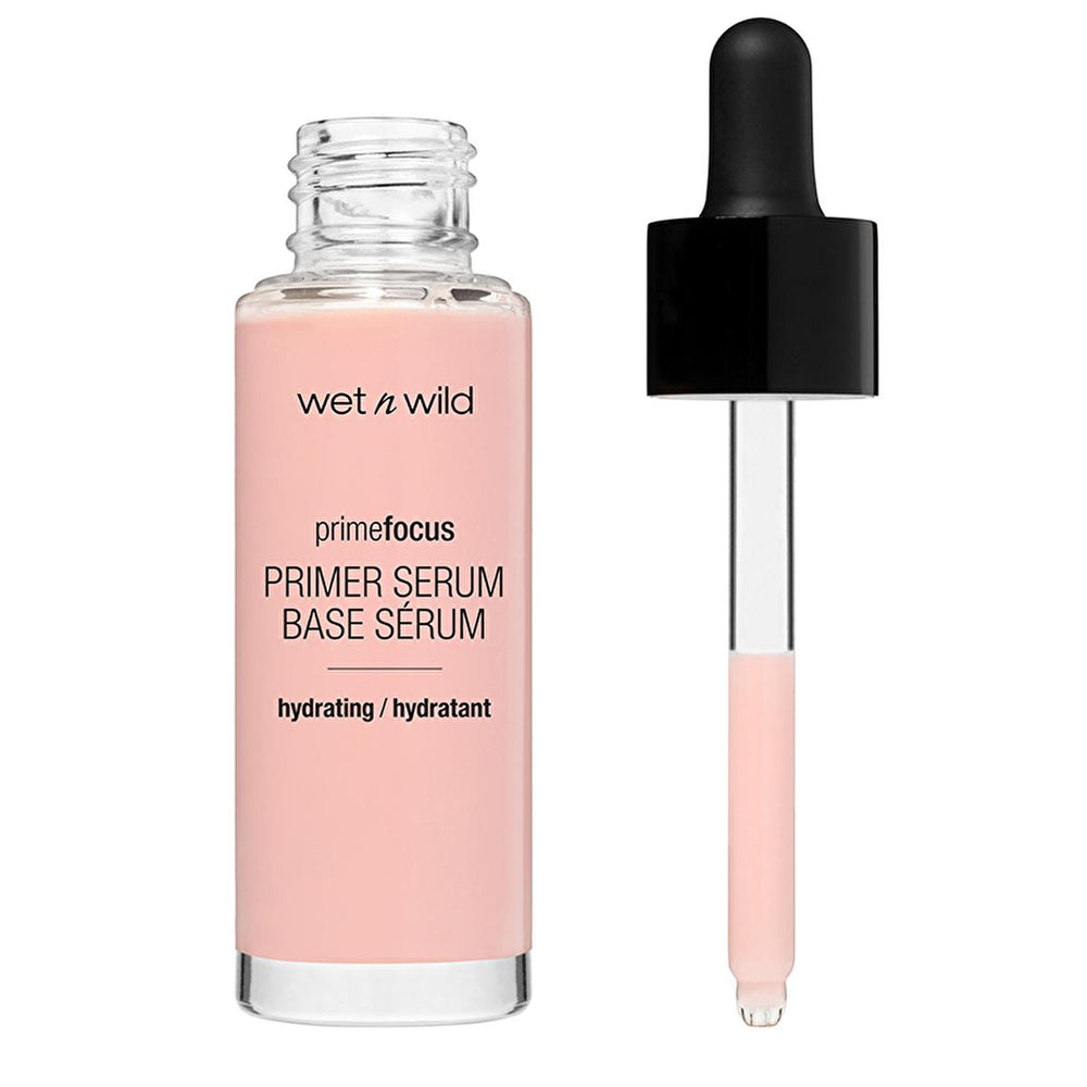 Wet n Wild Primefocus Serum Makeup Primer - Hydrating, Natural Ingredients for Smooth Makeup Application - Makeup Primer