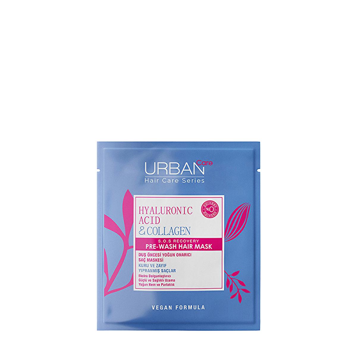 Urban Care Pre-Shower Hair Mask with Hyaluronic Acid & Collagen - Nourishes Dry Hair, Vegan & Paraben-Free Urban Care Pre-Shower Hair Mask - Hyaluronic Acid & Collagen pre-shower hair mask, hyaluronic acid hair care, vegan hair products, paraben-free hair mask, dry hair treatment, hair nourishment, intense hydration, hair strengthening, vegan hair care, paraben-free hair care, hair care for dry hair, hair mask, hair treatment