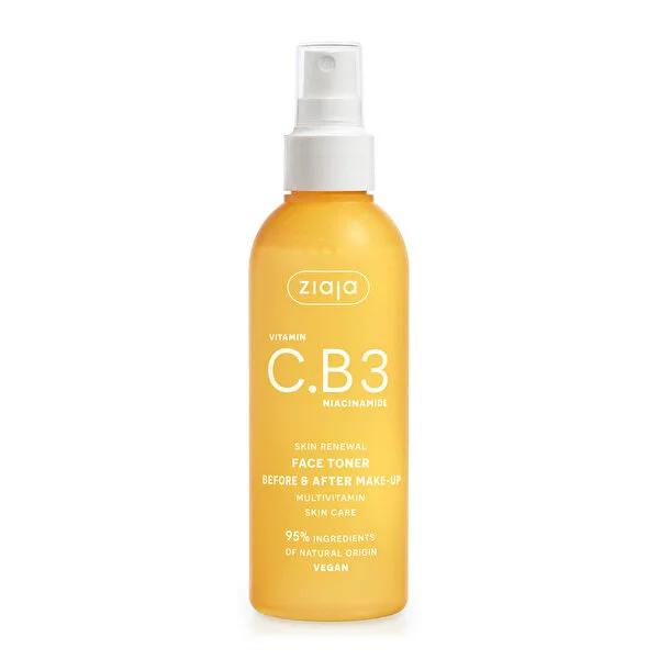 Ziaja Facial Toner Spray with Vitamin C & Niacinamide - 6.43 fl oz - Vegan & Dermatologically Tested Ziaja Vitamin C Facial Toner Spray - Vegan & Dermatologically Tested facial toner spray, vitamin C skincare, niacinamide benefits, vegan skincare, natural skincare products, dermatologically tested toner, skincare routine, antioxidant skincare, hydration, cruelty-free products, citrus fragrance, multi-vitamin tonic, skin refresh, skin balance, pH balanced toner, skincare essentials, beauty products, skincare