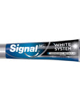 Signal White System Arındırıcı Beyazlık Diş Macunu - 2 Haftada Beyaz Dişler, Ferah Nefes Signal White System Diş Macunu - 2 Haftada Beyaz Dişler Teeth whitening toothpaste, Signal White System toothpaste, Whitening oral care, Natural whitening minerals toothpaste, Fresh breath toothpaste, Diş beyazlatma, Ağız hijyeni, Doğal beyazlatıcı mineraller, Aktif karbonlu diş macunu, Ferah nefes