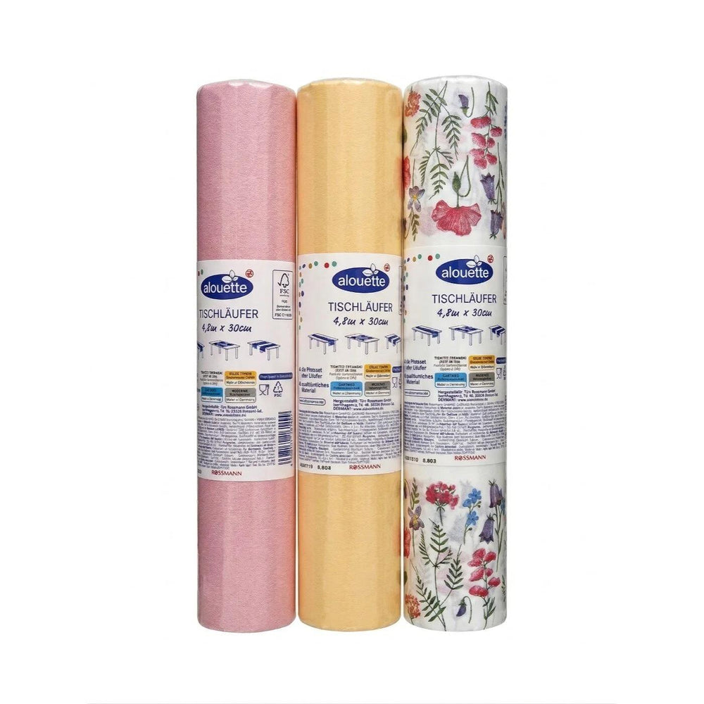 Alouette Bahar Floral Runner Blue & Pink Table Decor