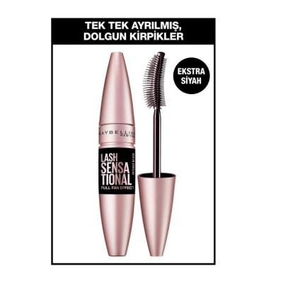 Maybelline Lash Sensational Full Fan Effect Mascara - Intense Black, Volumizing & Waterproof Formula - image 9