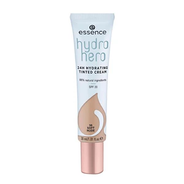 Essence BB Krem Hydrating Tint Cream No : 10 - 24 Hour Hydration, SPF 20, Natural Cosmetics Essence BB Cream - 24 Hour Hydration & SPF 20 BB Cream, Hydrating Tint Cream, Natural Cosmetics, SPF 20, Hyaluronic Acid, Long-Lasting Hydration, Multifunctional Skincare, Sensitive Skin Friendly, Perfume Free, Silicone Free, Alcohol Free, Cosmetics, Skincare Essentials, Beauty Products