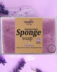 The Bath Bunny Lavender Sponge Soap with Peeling Effect 180g